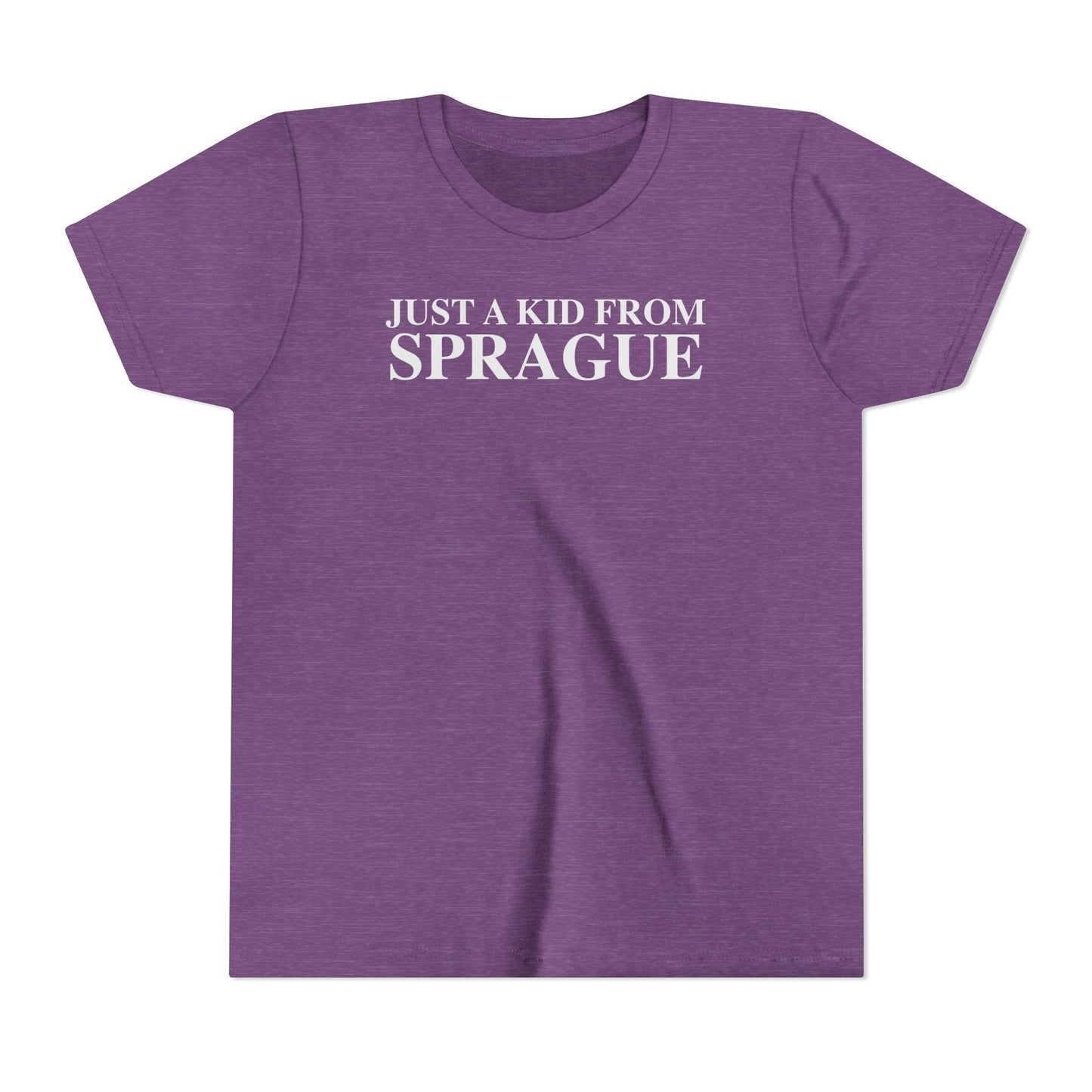 Just a kid from Sprague Youth Short Sleeve T-Shirt