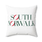 41 Tilt South Norwalk Spun Polyester Square Pillow