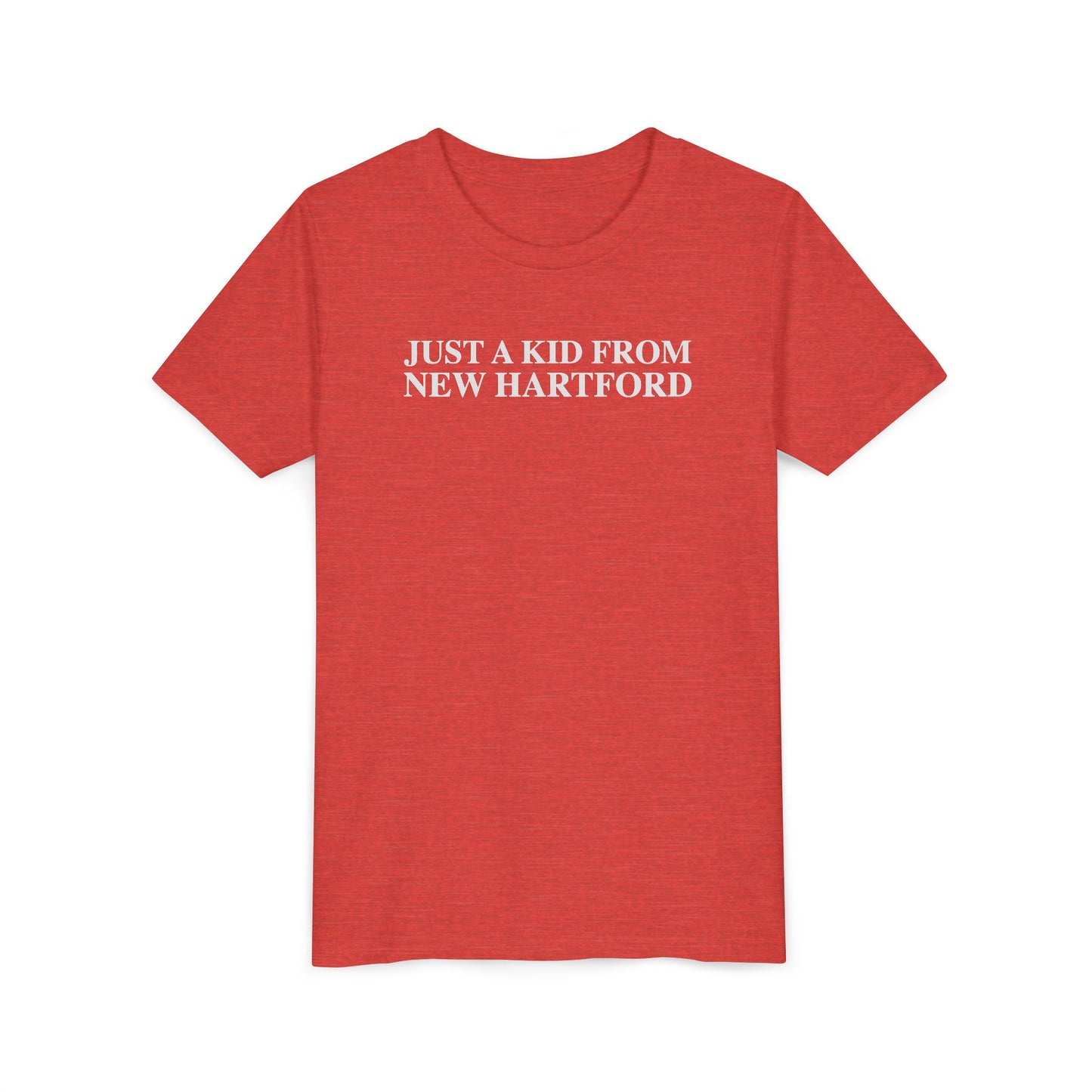 Just a kid from New Hartford Youth Short Sleeve T-Shirt