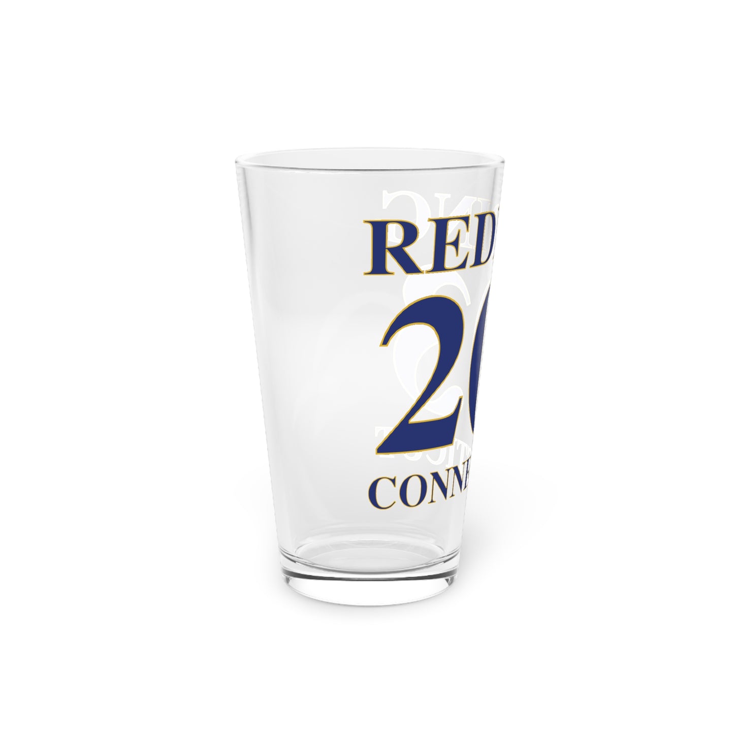 Redding 203 Connecticut  Pint Glass, 16oz