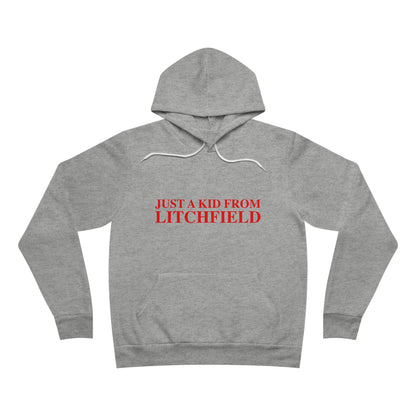 Just a kid from Litchfield Unisex Sponge Fleece Pullover Hoodie