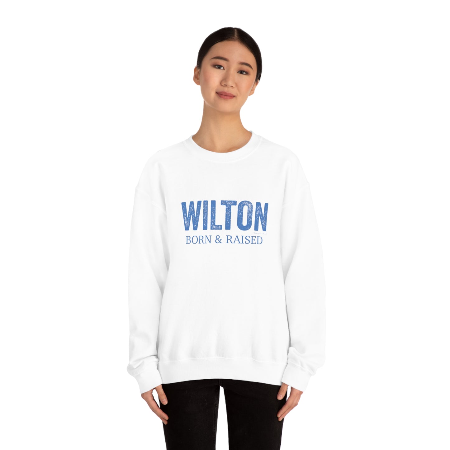 Wilton Born & Raised Unisex Heavy Blend™ Crewneck Sweatshirt