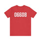 06608 Bridgeport CT Zip Code Unisex Jersey Short Sleeve T-Shirt