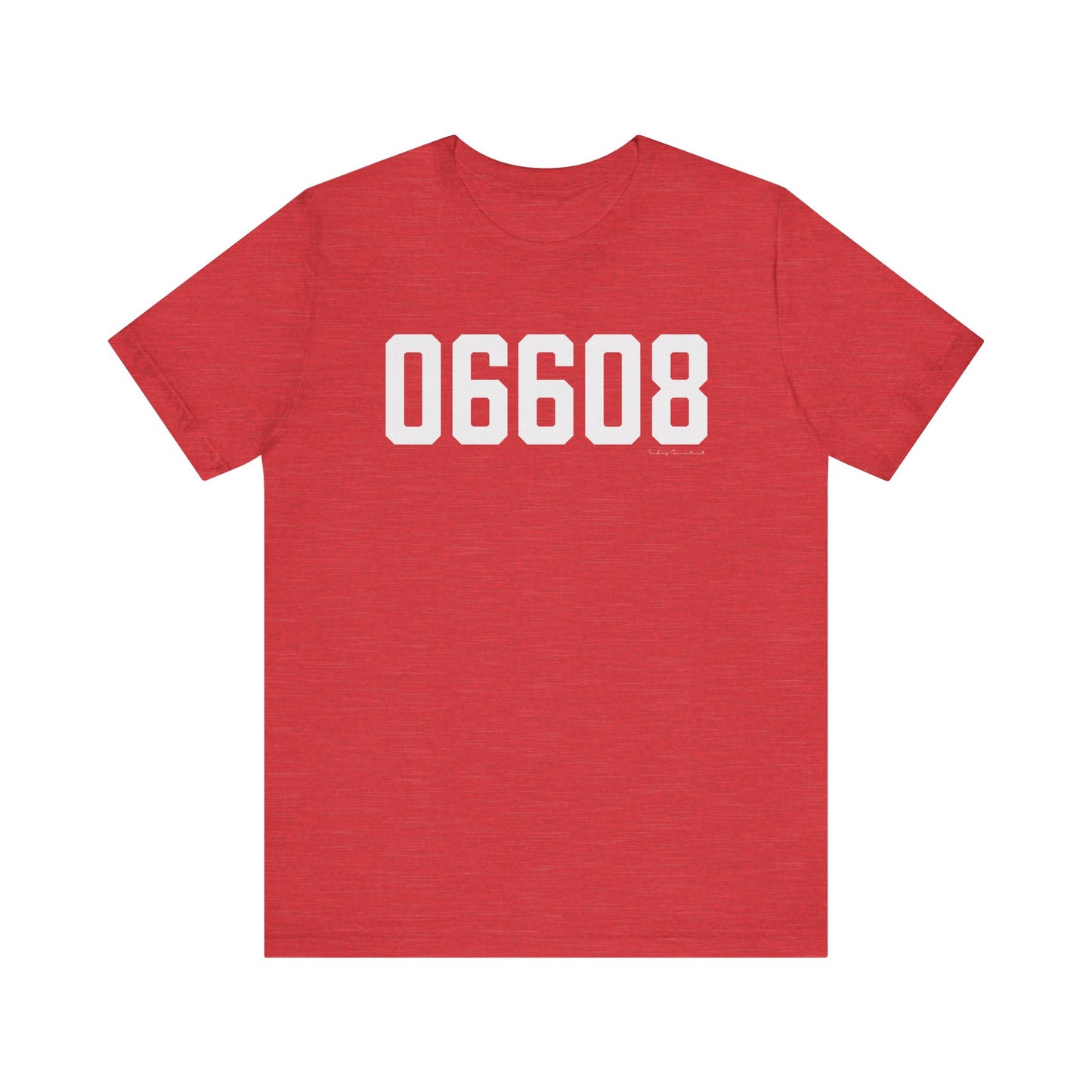 06608 Bridgeport CT Zip Code Unisex Jersey Short Sleeve T-Shirt