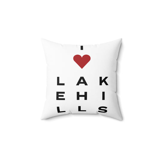 Lake Hills Vision Spun Polyester Square Pillow