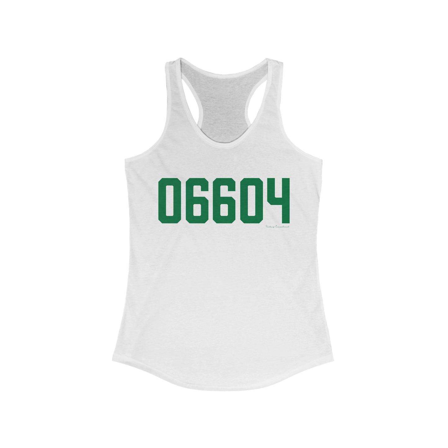 06604 Bridgeport Connecticut Zip Code Women's Ideal Racerback Tank Top