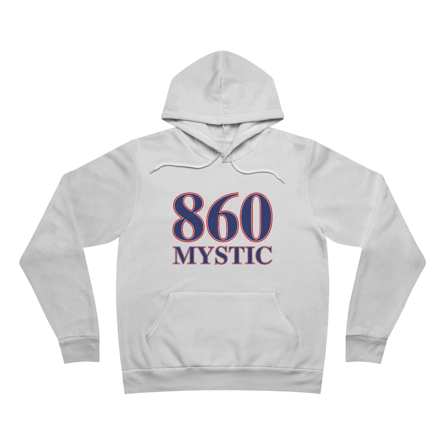 860 Mystic Red White & Blue Unisex Sponge Fleece Pullover Hoodie