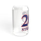203 Stratford Red White & Blue Sipper Glass, 16oz