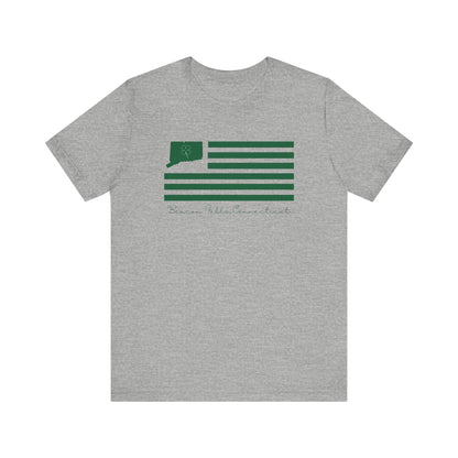 Beacon Falls Connecticut St. Patrick’s Day Flag Unisex Jersey Short Sleeve T-Shirt