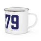 06279 Willington Connecticut Zip Code Enamel Camping Mug