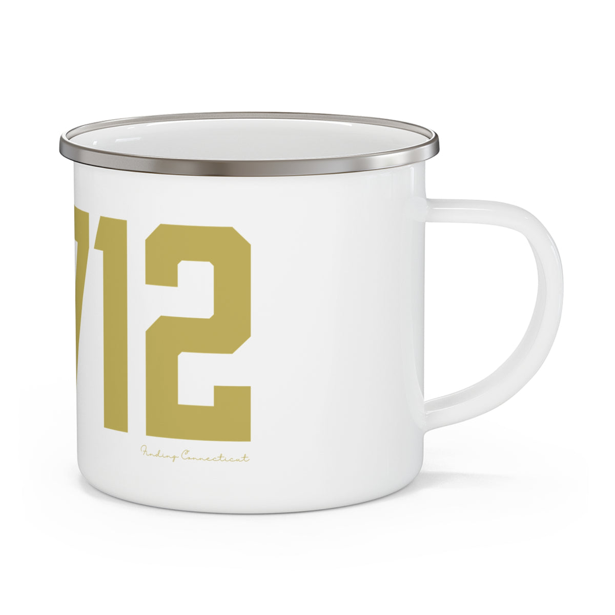 06712 Prospect Connecticut Zip Code Enamel Camping Mug