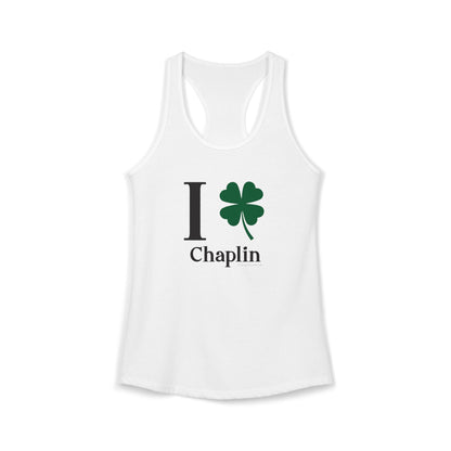 I Clover Chaplin Women's Ideal Racerback Tank Top