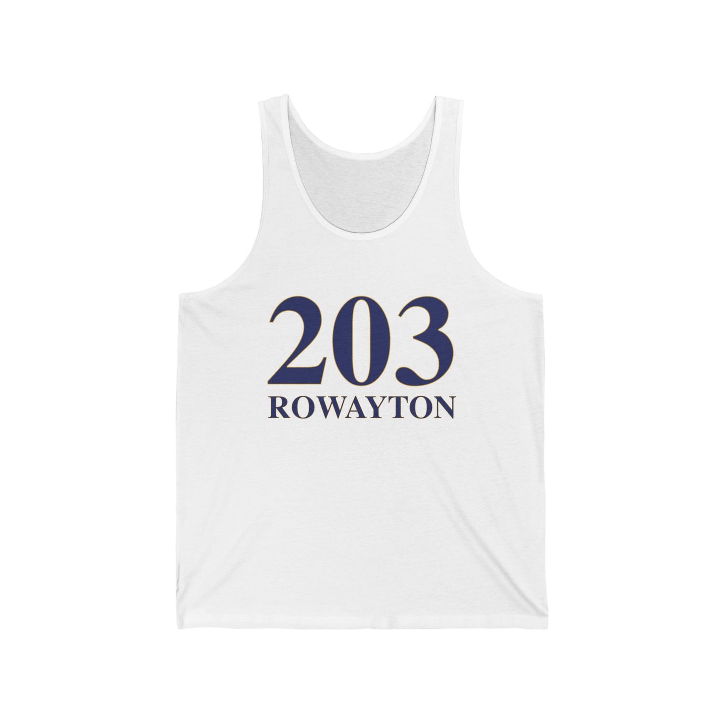 203 Rowayton Unisex Jersey Tank Top
