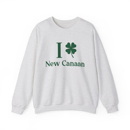 I Clover New Canaan (Green) Unisex Heavy Blend™ Crewneck Sweatshirt