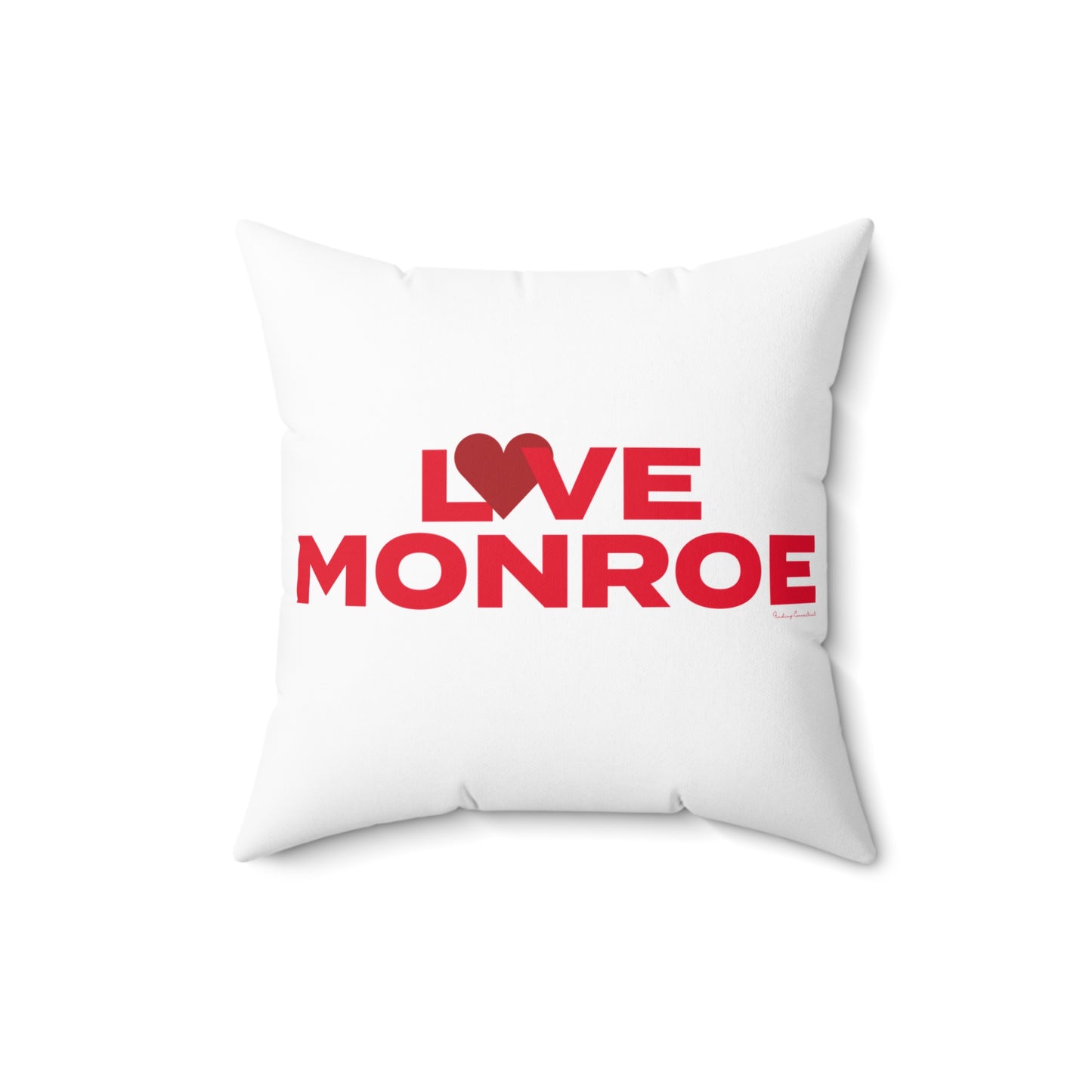 Love Monroe Spun Polyester Square Pillow