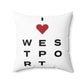 Westport Vision Spun Polyester Square Pillow
