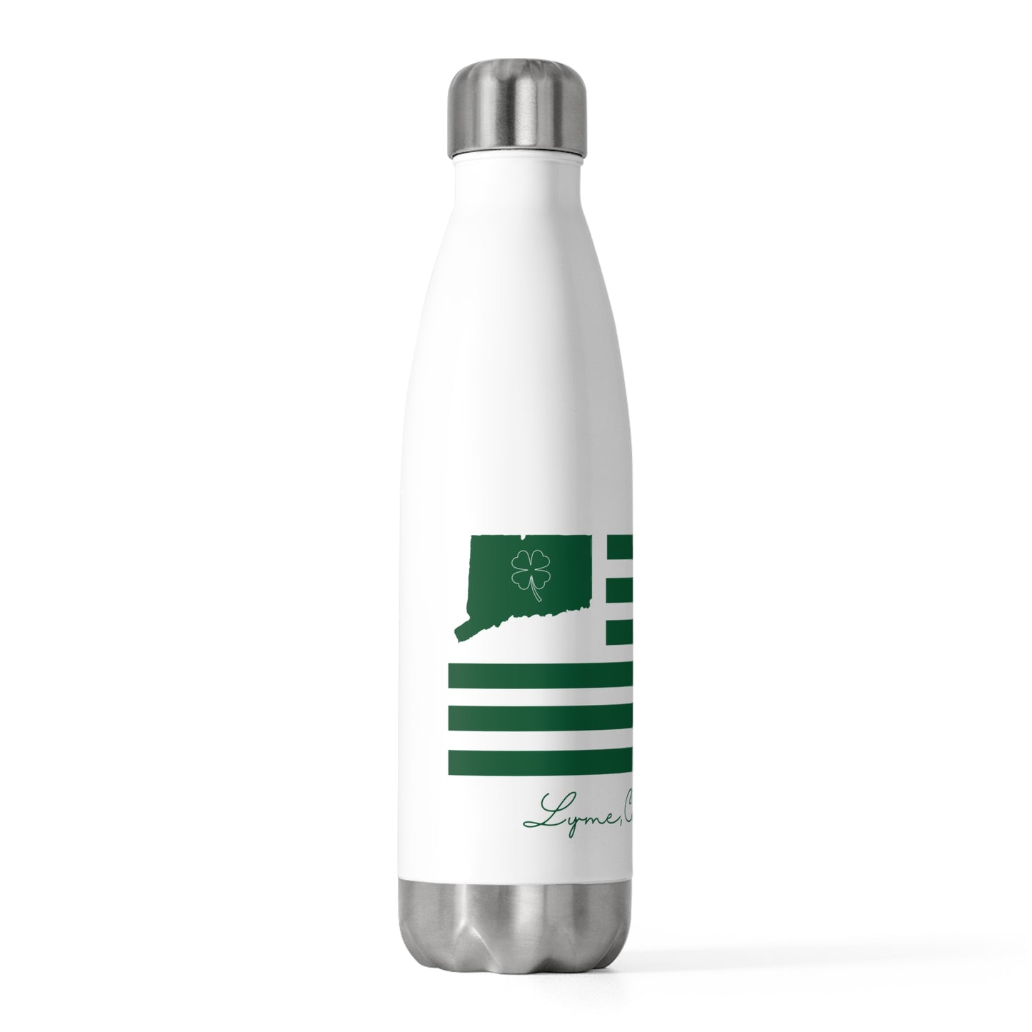 Lyme Connecticut St. Patrick’s Day Flag 20oz Insulated Bottle