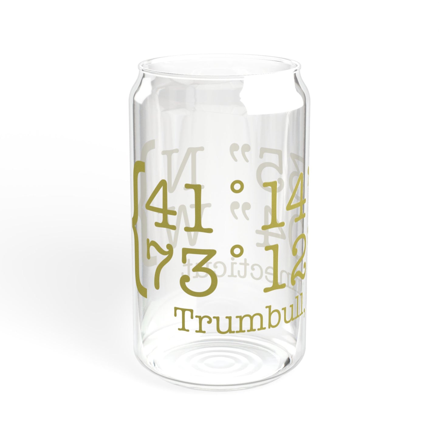 Trumbull Coordinates Sipper Glass, 16oz