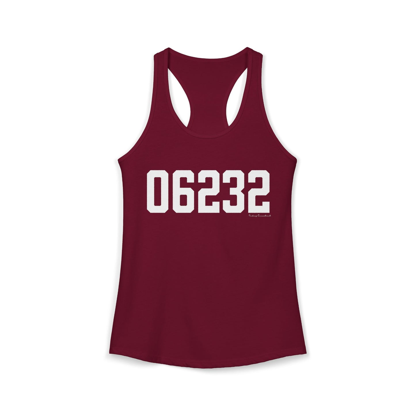 06232 Andover CT Zip Code Women's Ideal Racerback Tank Top