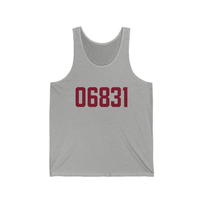 06831 - Greenwich Connecticut Zip Code Unisex Jersey Tank Top