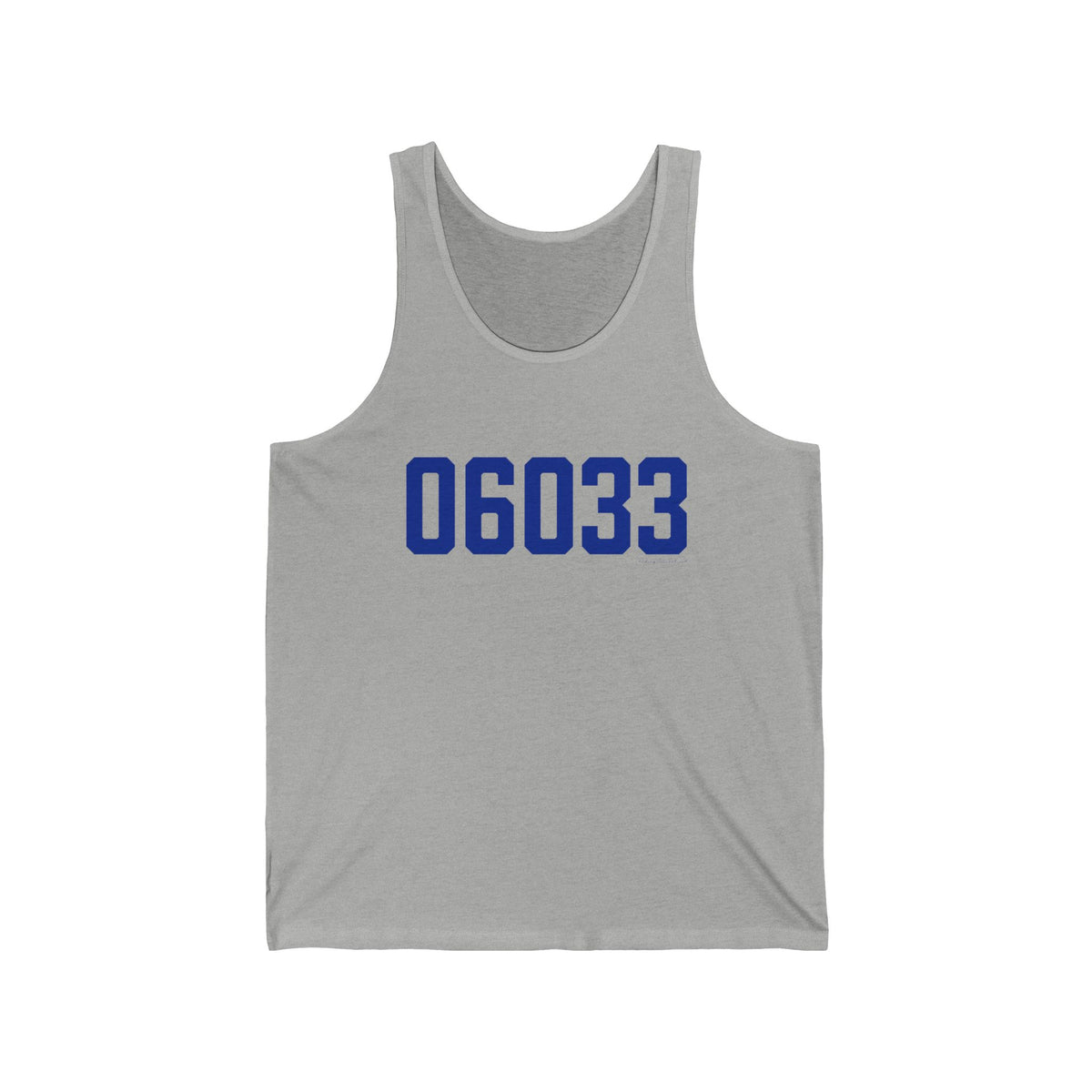 06033 Glastonbury Connecticut Zip Code Unisex Jersey Tank Top
