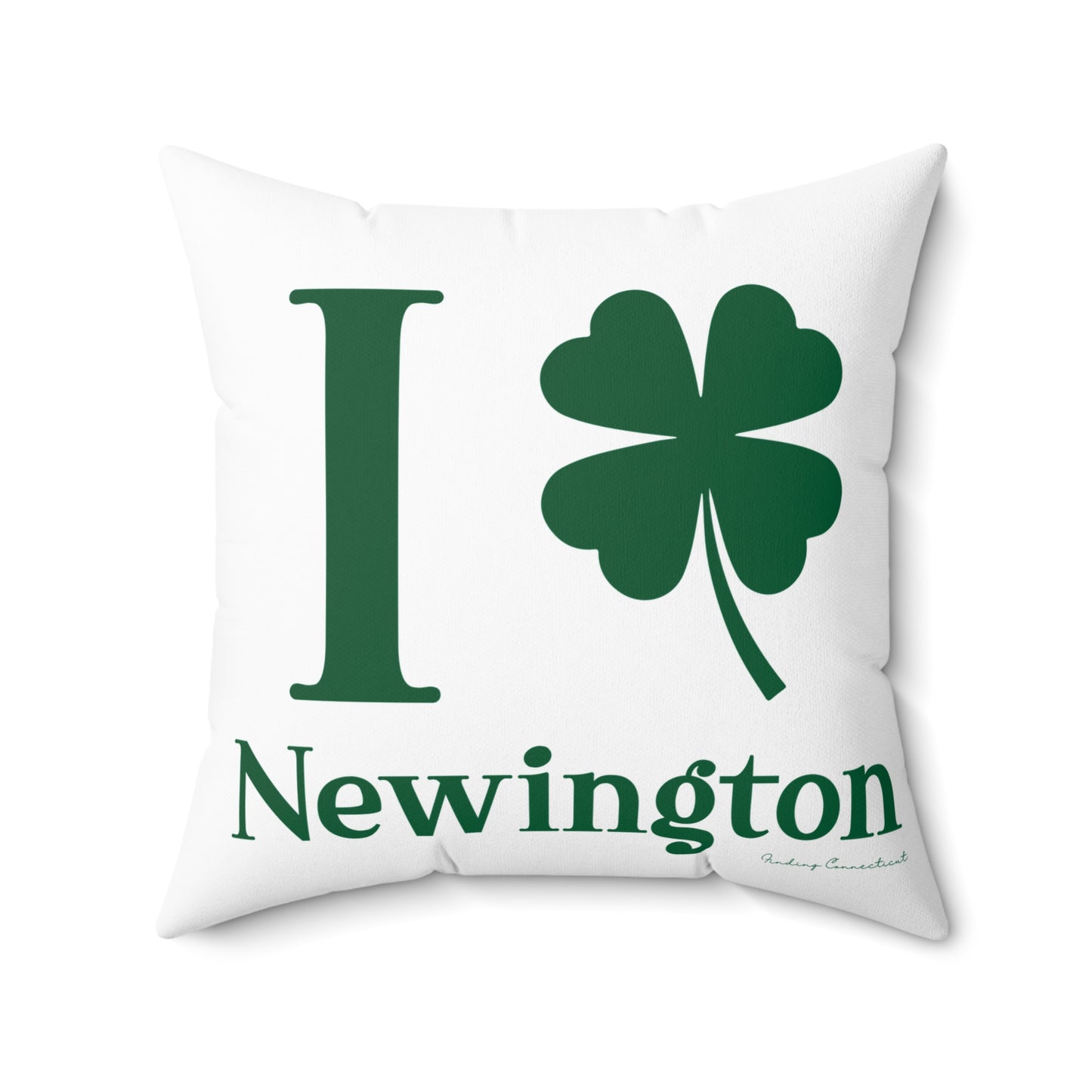 I Clover Newington Spun Polyester Square Pillow