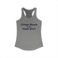 Compo Beach Is My Happy Place  Women's Ideal Racerback Tank Top