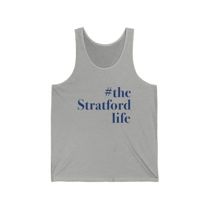 #thestratfordlife Unisex Jersey Tank