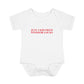 Just a kid from Windsor Locks Infant Baby Rib Bodysuit