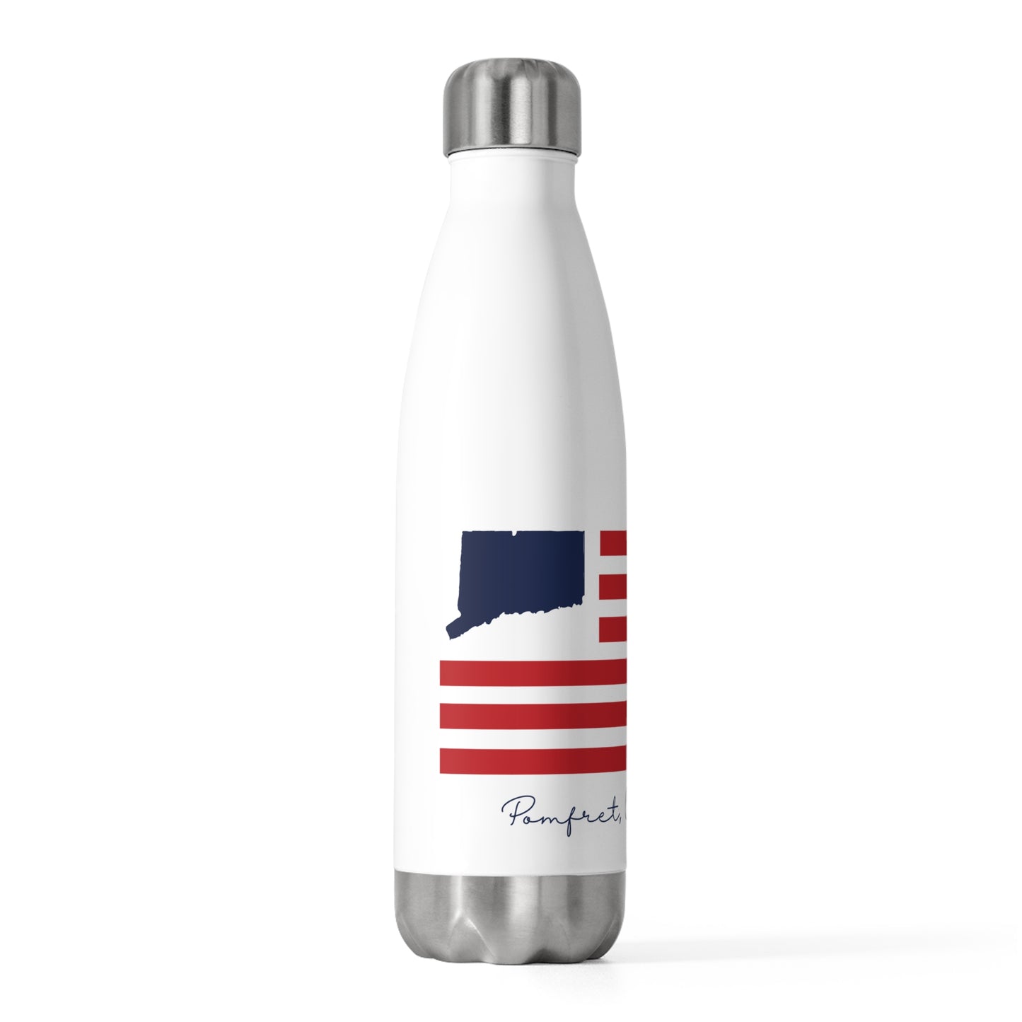 Pomfret Connecticut Flag 20oz Insulated Bottle