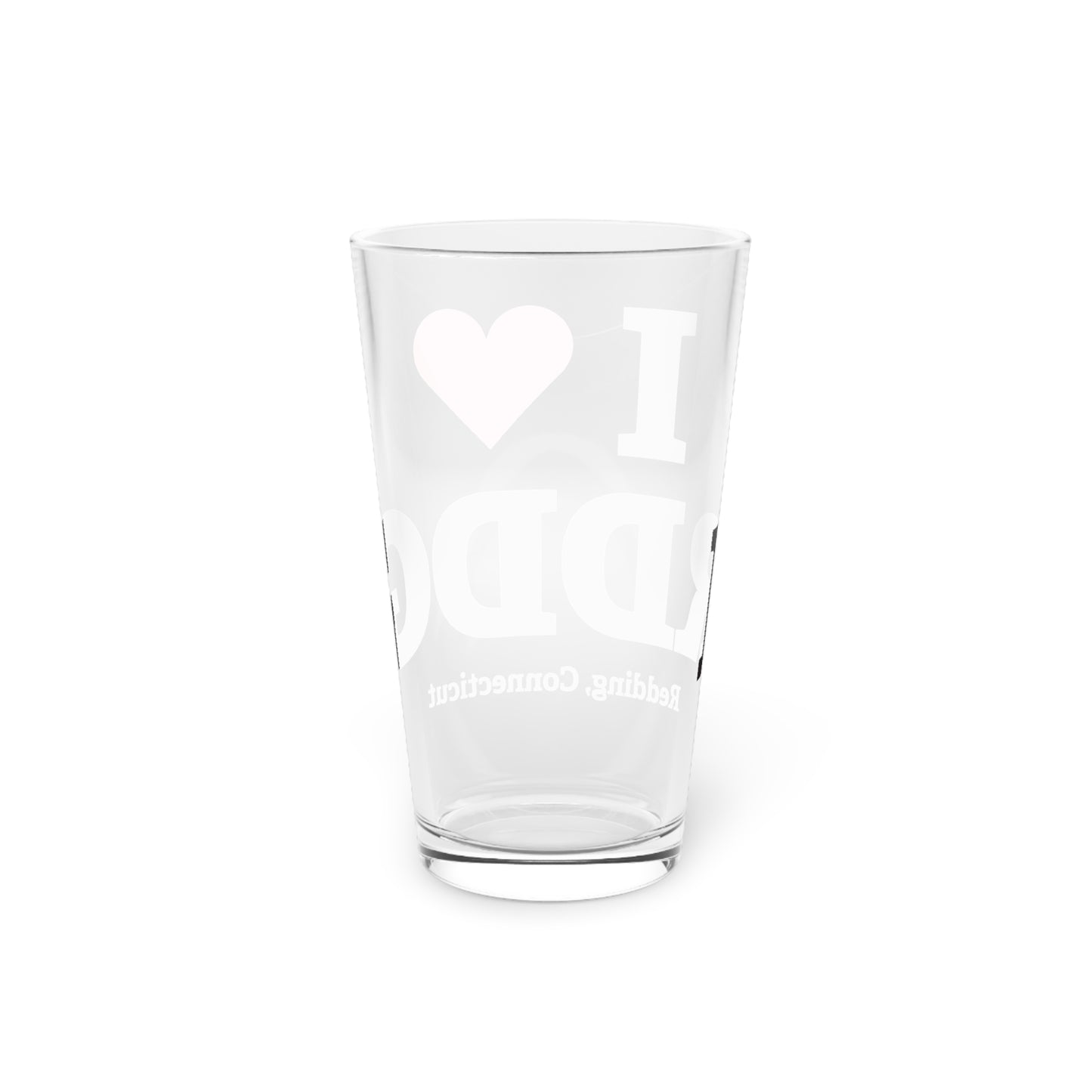 I Heart RDDG Pint Glass, 16oz