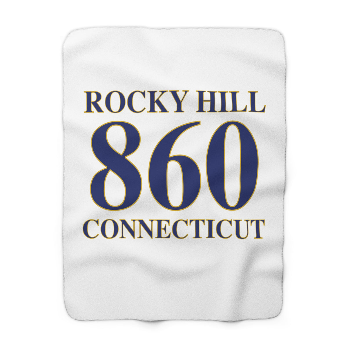 Rocky Hill 860 Connecticut Sherpa Fleece Blanket