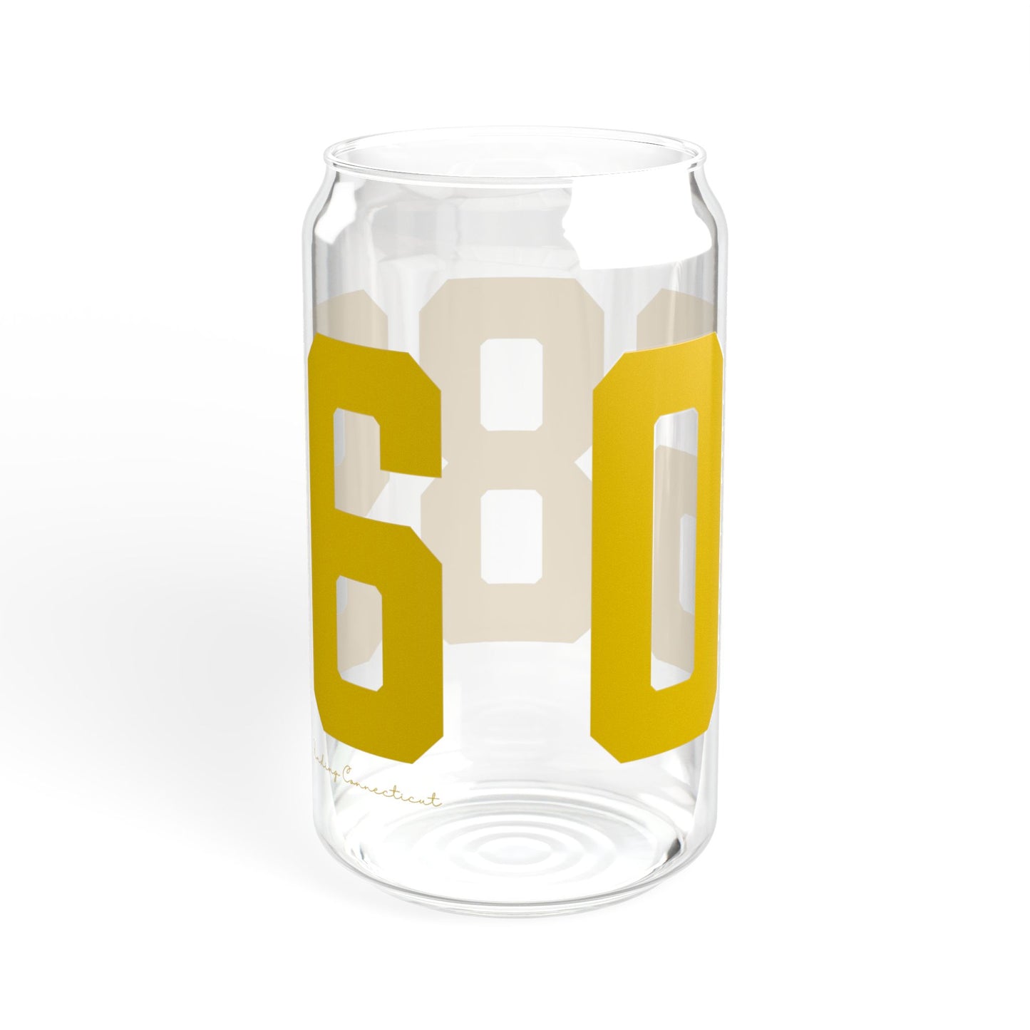 06896 Redding Connecticut Zip Code Sipper Glass, 16oz