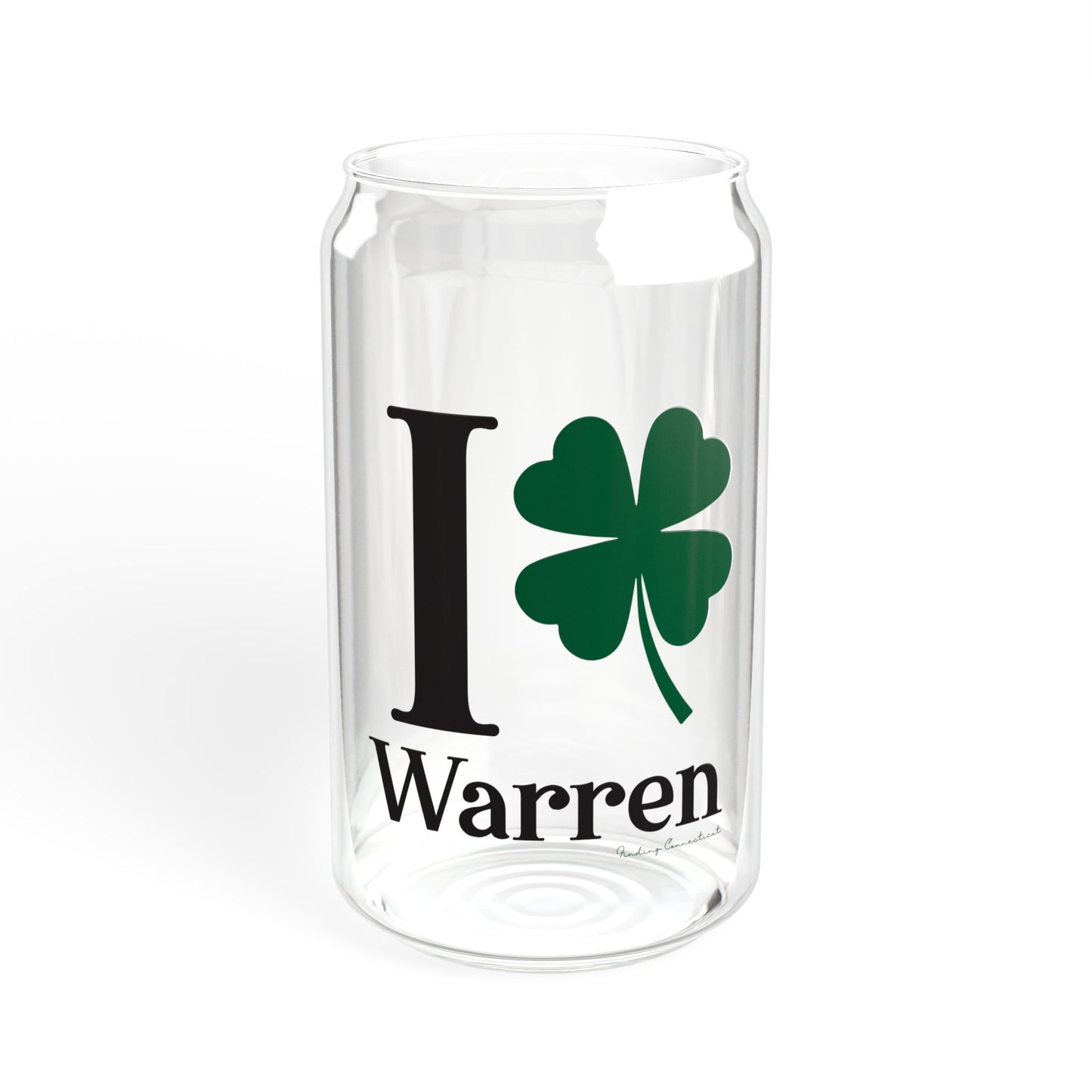 I Clover Warren Sipper Glass, 16oz