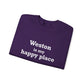 Weston Is My Happy Place Unisex Heavy Blend™ Crewneck Sweatshirt