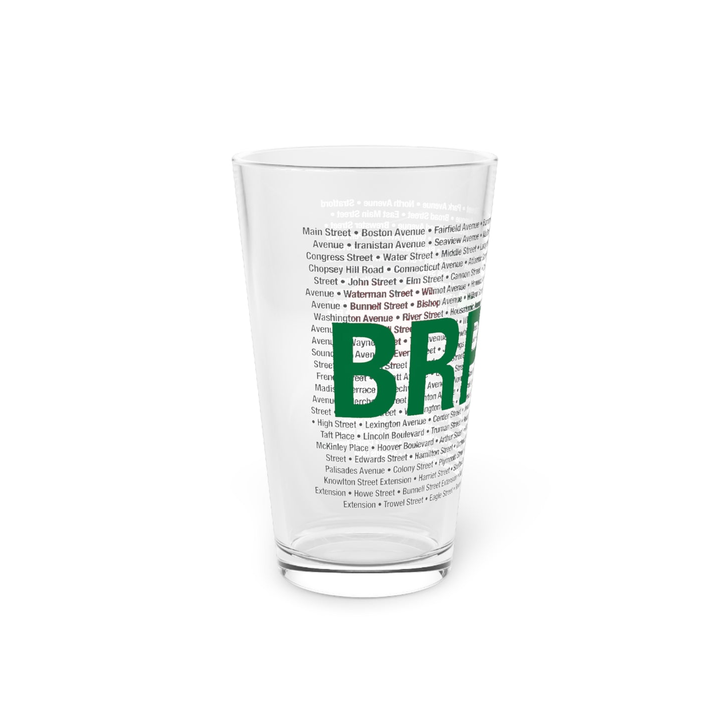 Bridgeport Love Pint Glass, 16oz