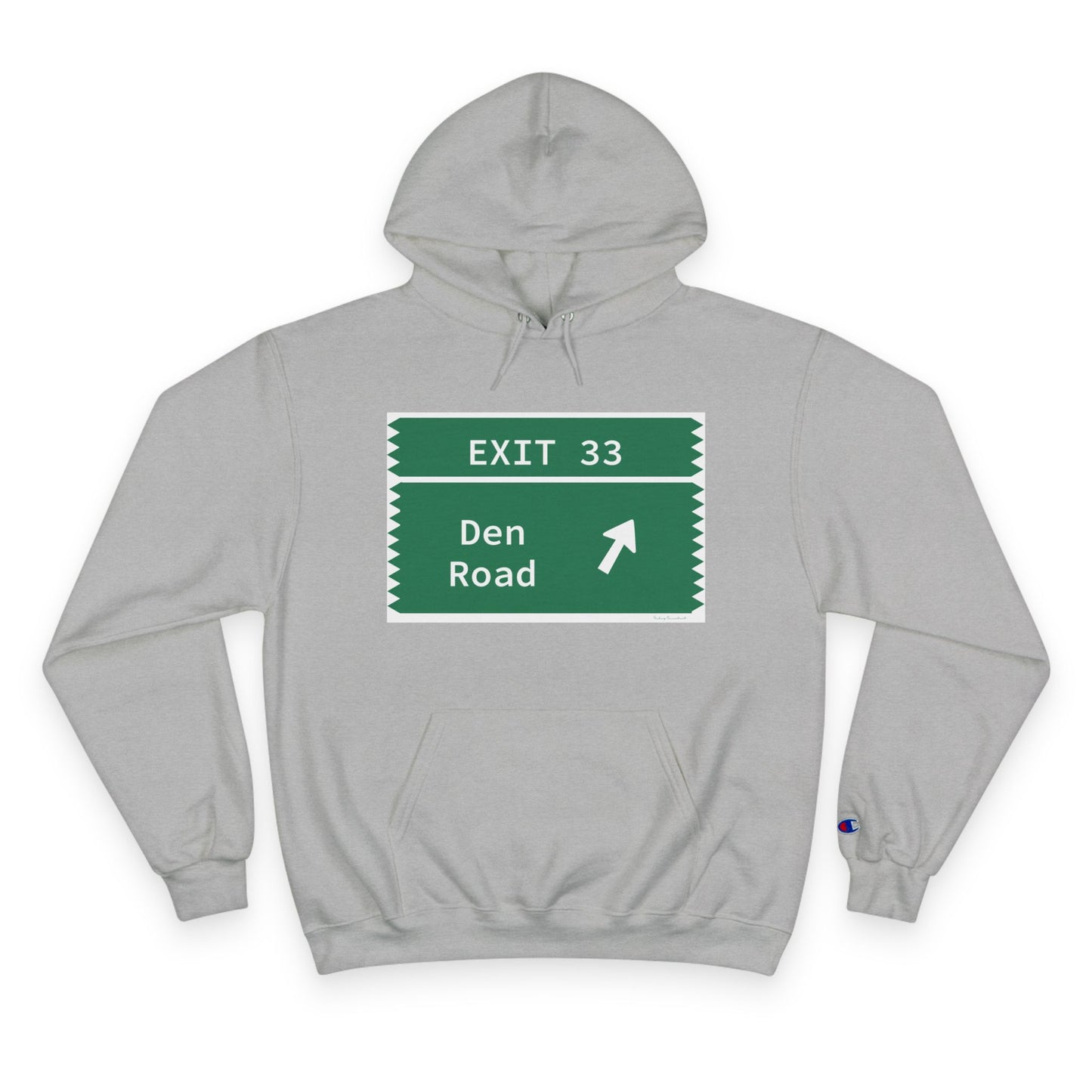 Vintage Merritt Parkway Exit 33 Sign Champion Hoodie