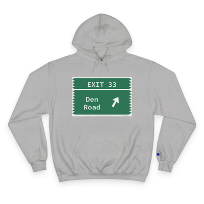 Vintage Merritt Parkway Exit 33 Sign Champion Hoodie