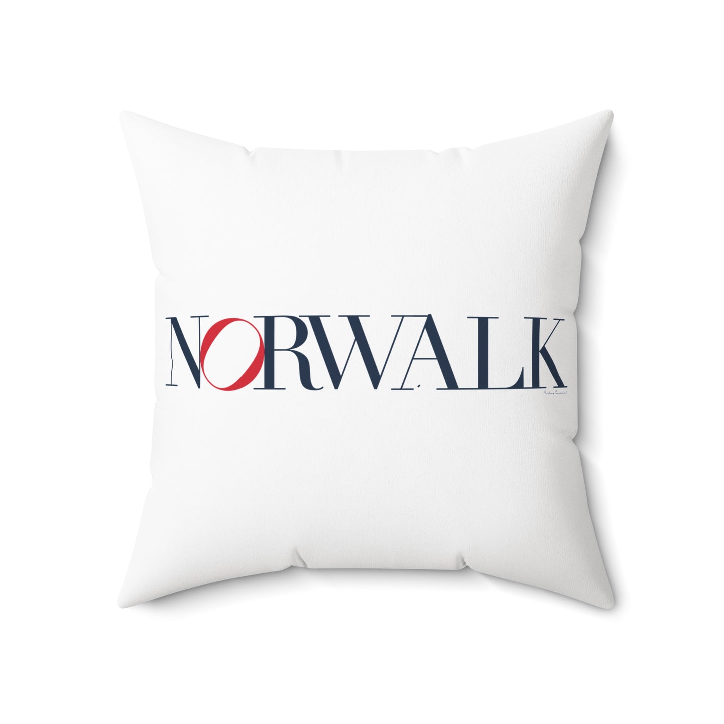 41 Tilt Norwalk Spun Polyester Square Pillow
