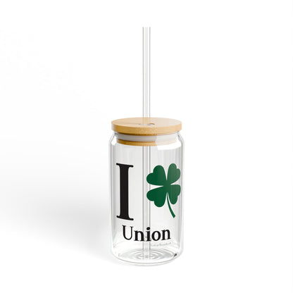 I Clover Union Sipper Glass, 16oz