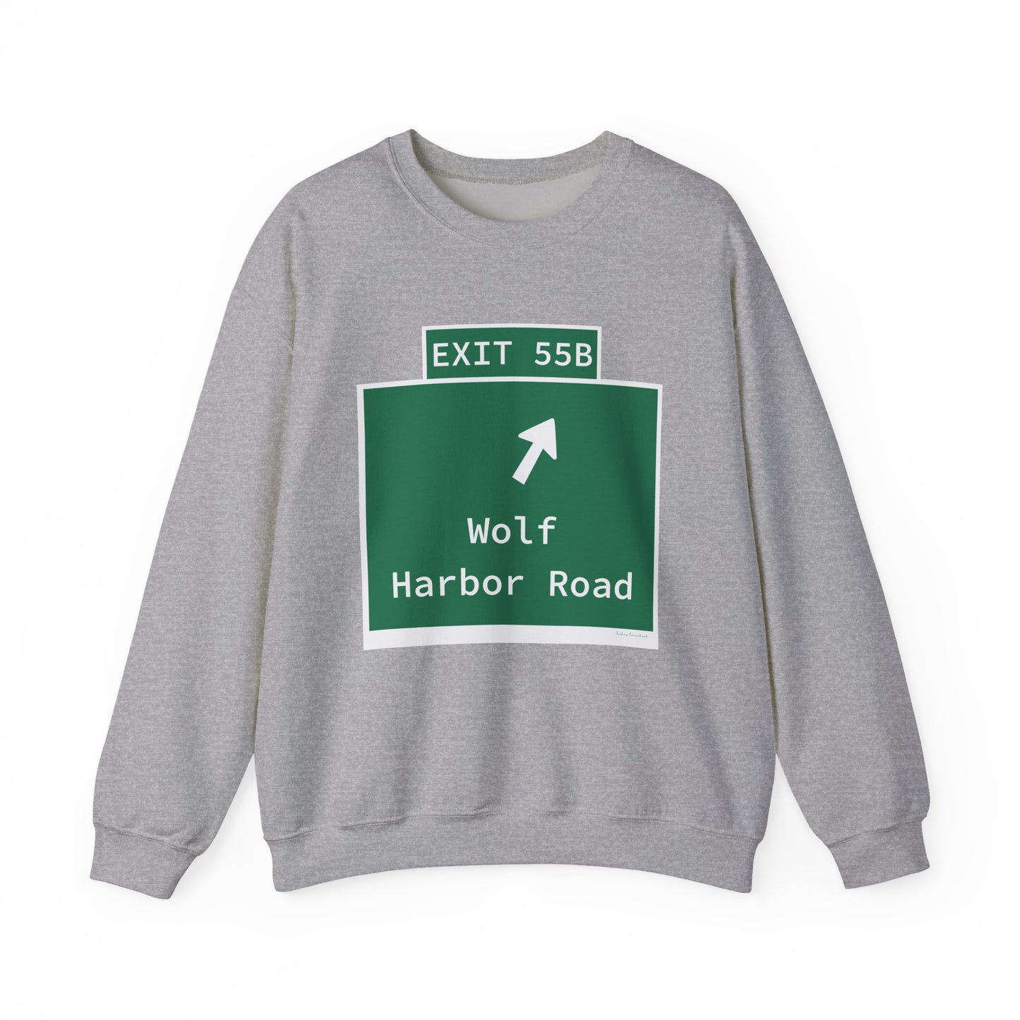 Vintage WCP Exit 55B Sign Unisex Heavy Blend™ Crewneck Sweatshirt