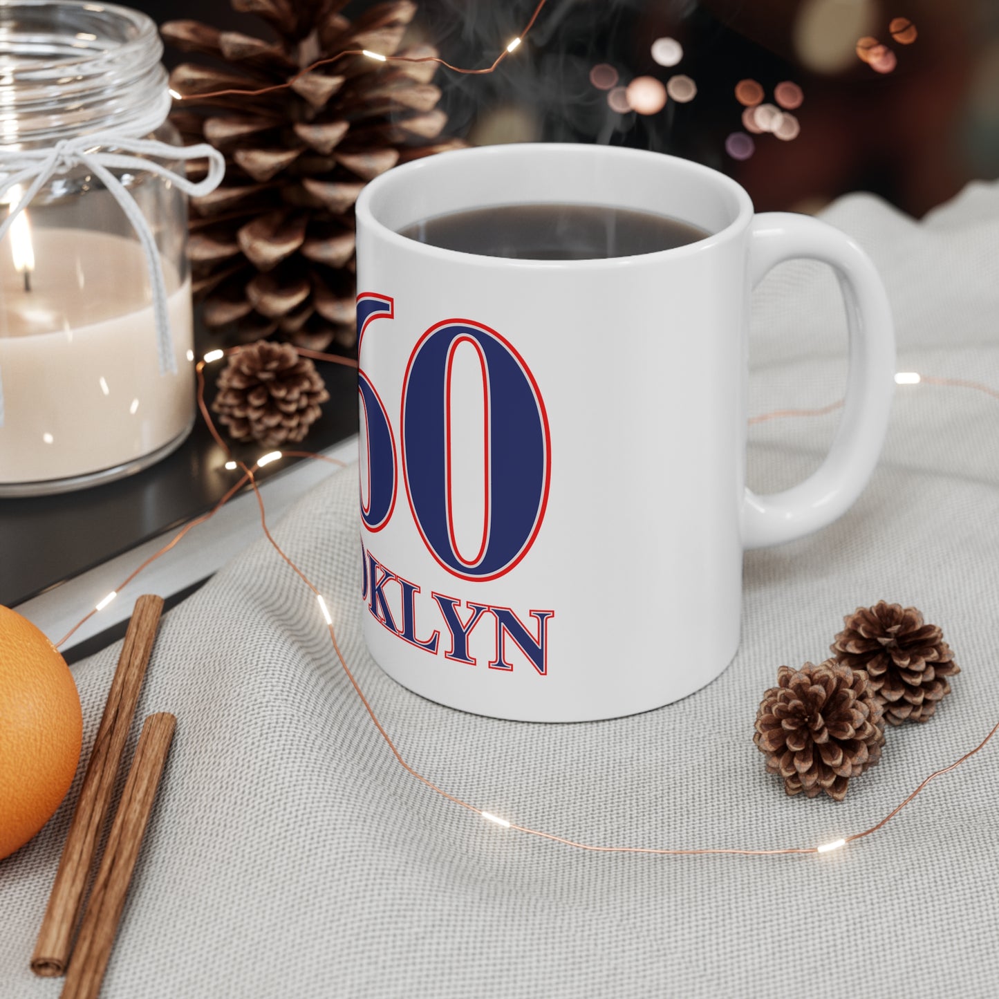 860 Brooklyn Red, White & Blue Mug 11oz