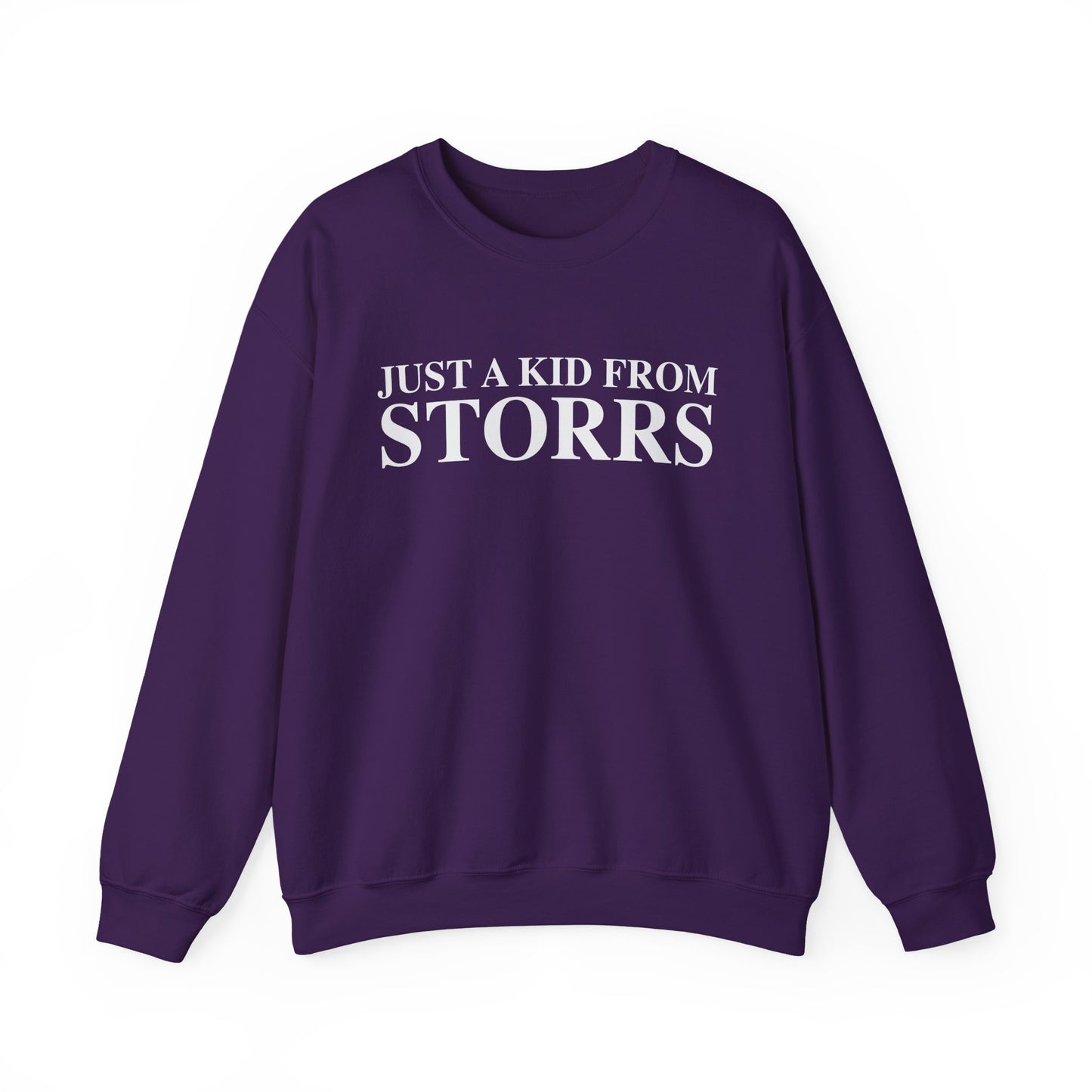 Just a kid from Storrs Unisex Heavy Blend™ Crewneck Sweatshirt