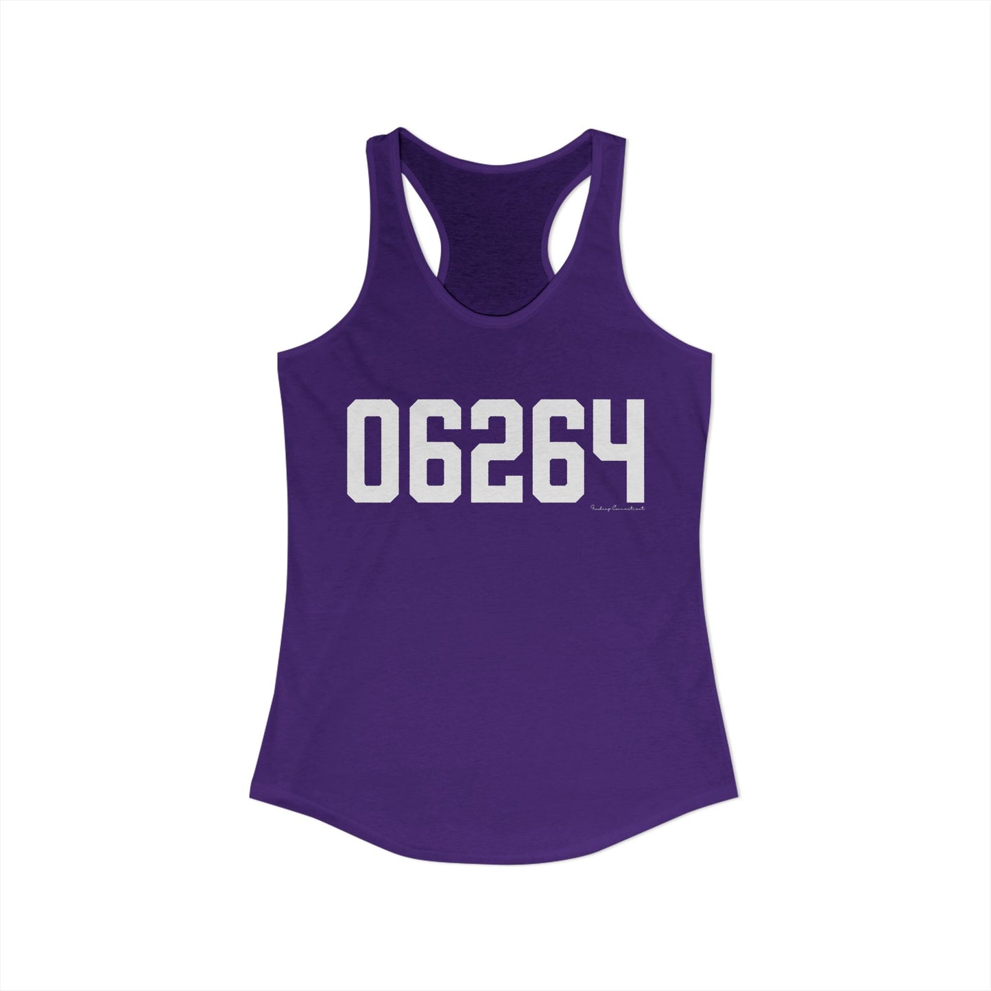 06264 Scotland CT Zip Code Women's Ideal Racerback Tank Top