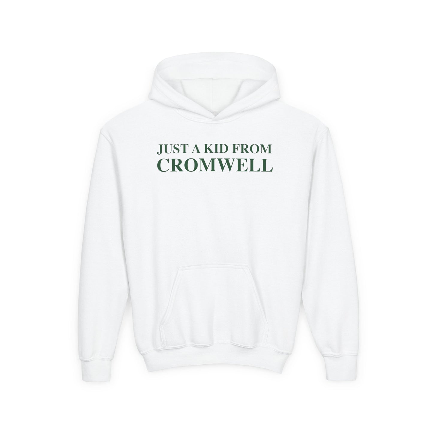 Just a kid from Cromwell Youth Heavy Blend Hooded Sweatshirt