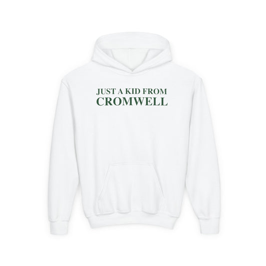 Just a kid from Cromwell Youth Heavy Blend Hooded Sweatshirt