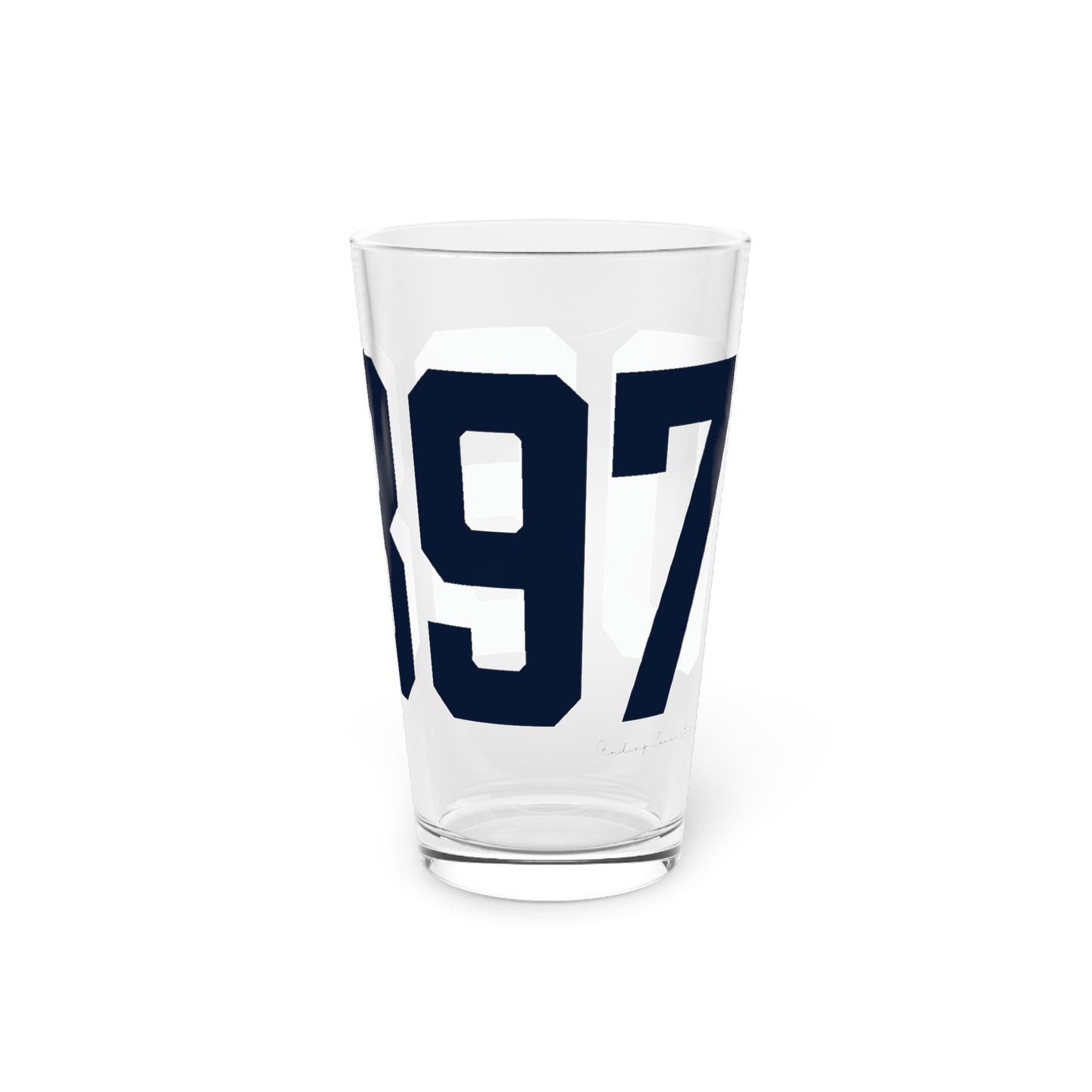 06897 Wilton Connecticut Zip Code Pint Glass, 16oz