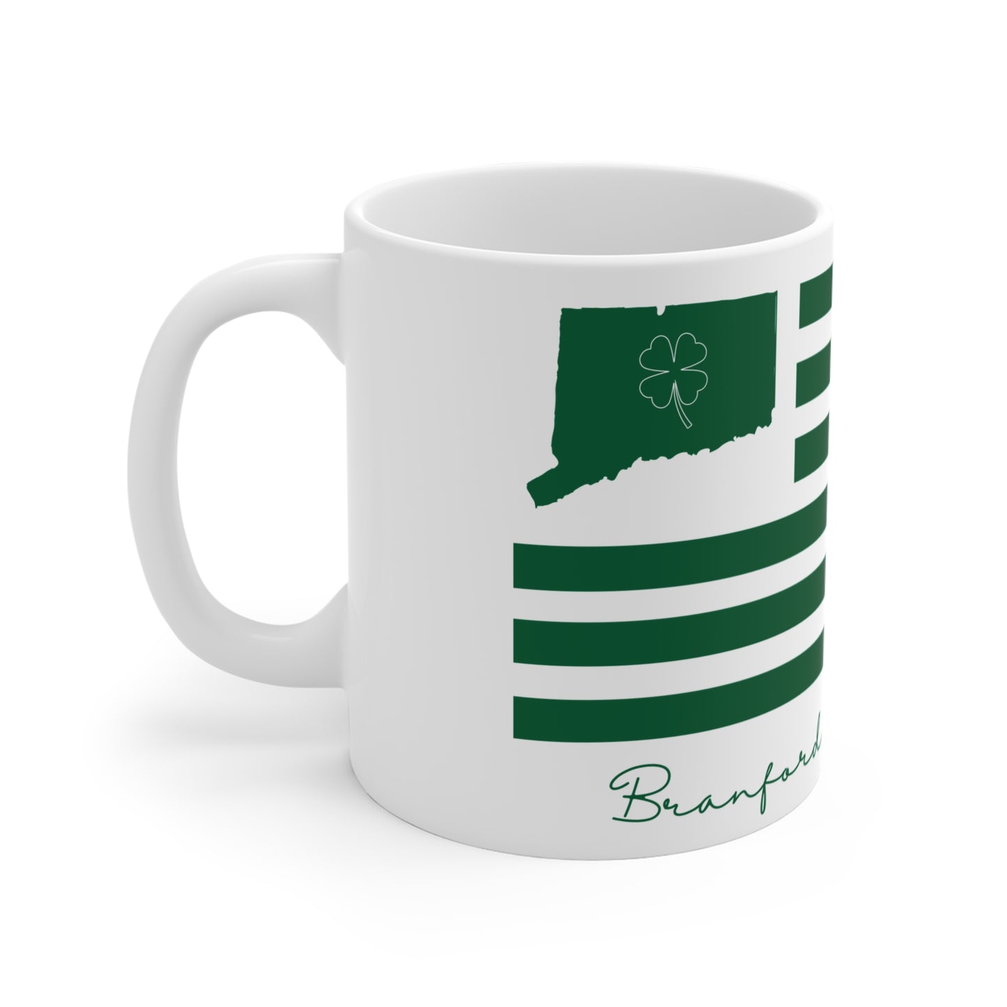 Branford Connecticut St. Patrick’s Day Flag Mug 11oz