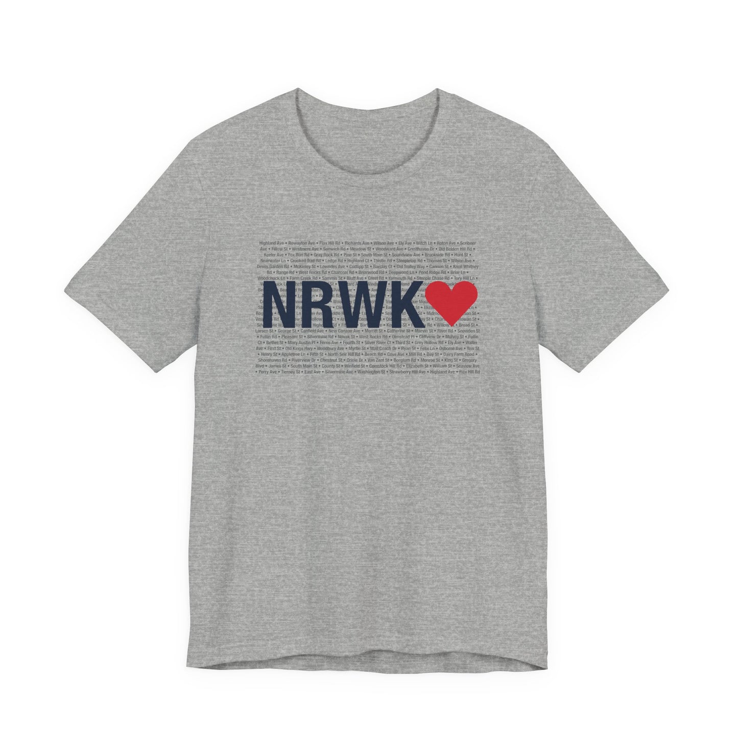 Norwalk Love Unisex Jersey Short Sleeve T-Shirt