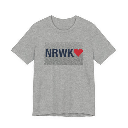 Norwalk Love Unisex Jersey Short Sleeve T-Shirt